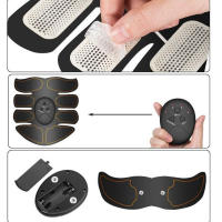 Estimulador Muscular EMS Inalámbrico Entrenador De Abdomen ABS Afinador De Cuerpo Fitness Para Hips Parche Adelgazante Unisex - details 2
