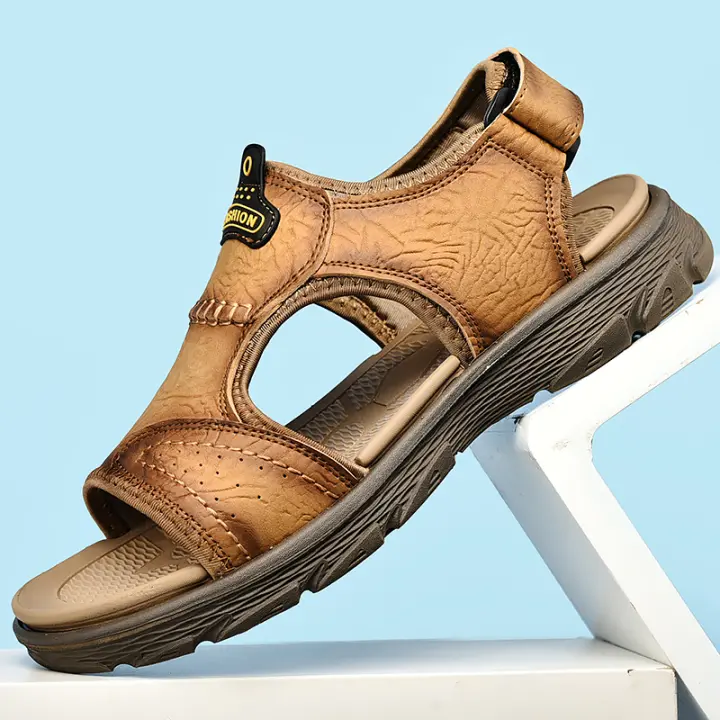 Sandalias De Verano Para Hombre Cómodas Y Ligeras Zapatos Deportivos Para Playa Casual Nuevas 2024 Cierre Con Hebilla Material De Suela EVA Talla Verdadera - 1