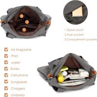Bolso de mano de Lona para Mujer, Bandolera de un solo hombro, grande para la Mujer Bolso, 2025 - details 1