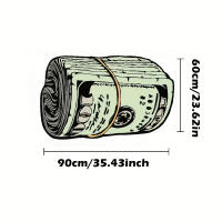 Alfombra de Cachemira con Estampado de Hojas Vintage - Alfombra Suave, Antideslizante e Impermeable para Sala de Estar, Dormitorio y Cocina - details 2