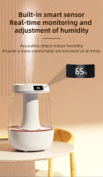 Humidificador de aire USB de 151*151*211 mm, gran volumen de niebla doméstico de 3 l y humidificador atomizador de escritorio silencioso de gran capacidad, humidificador de doble pulverización, adecuado para dormitorios, salas de estar y oficinas - details 9