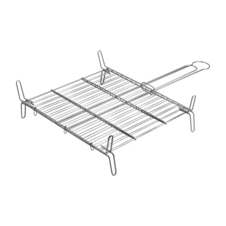 Edm Parrilla Doble Cromada 40x40cm | Alta Calidad - 1