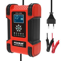 Cargador De Batería De Coche Automático Inteligente 12A Gran Potencia Para Coche Y Camión 12V 24V Desulfurador De Batería - details 13