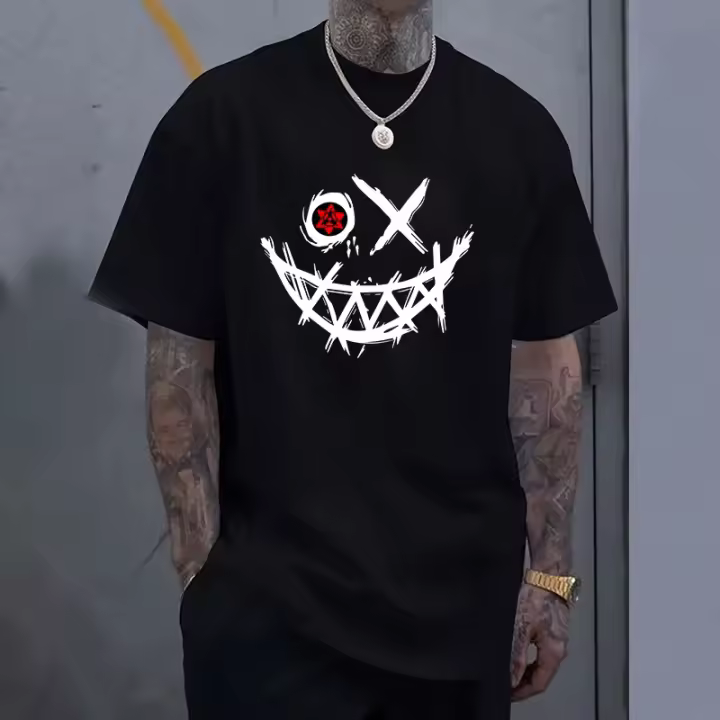 Camiseta Casual Para Hombre 100% Algodón O-Neck Manga Corta Suave Y Cómoda Para Verano Uso Diario En Casa Y Exteriores - 1