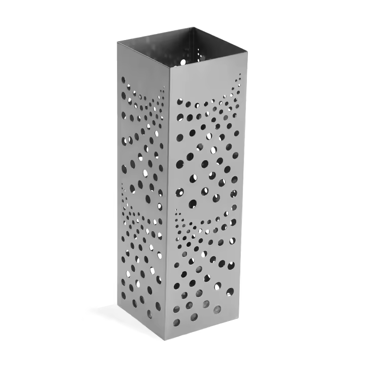 Versa Polka Paragüero para la Entrada, Habitación o Hall, Porta paraguas moderno, , Medidas (Al x L x An) 49 x 15,5 x 15,5 cm, Metal, Color Gris - 1