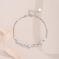 Pulsera Eternidad De Moissanita 1.5 Carrats En Plata De Ley 925 Para Mujer Elegante Y Noble Regalo Para Novia Madre - details 0