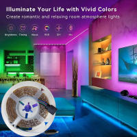 Tira De Luces LED SMD5050 5M USB Para TV Y Escritorio Cambio De Color Decoración De Dormitorio Lámpara DIY Iluminación Atmosfera - details 5