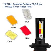 Bombilla LED De Faro De Coche 60W 4 Colores H4 H7 H8 H9 H11 9005 9006 Luz De Niebla Intermitente Universal Para Todas Las Marcas De Coches - details 3