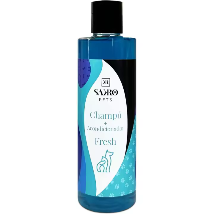 Champú con Acondicionador para Perros Fresh  Ecológico con Vitamina B5 Recupera el Brillo y la Suavidad del Pelaje - 1