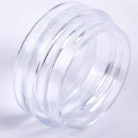 50pcs Botellas De Crema Mini Para Cosméticos Transparentes De 2.5g Jars De Nail Art Contenedores Pequeños Para Balms - details 5