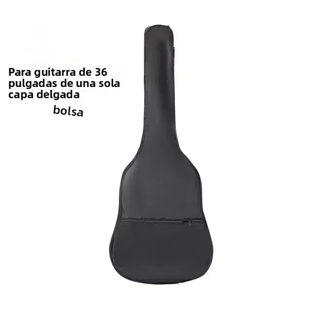 Estuche De Almacenamiento Para Guitarra De Algodón Delgado Y Suave Protección Contra Polvo Con Dos Correas Cubre Guitarra - 1