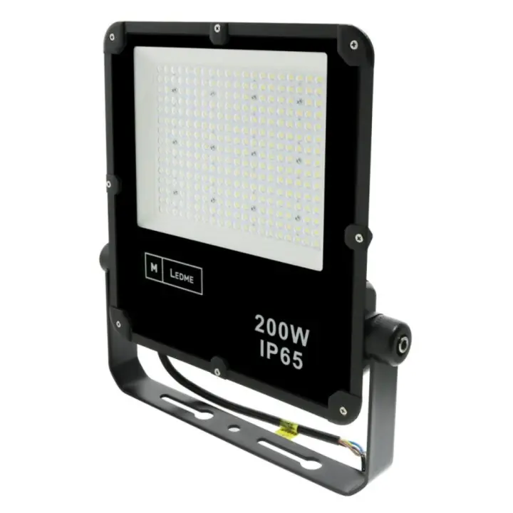 IluminaShop - Foco Proyector LED SMD Slim Lumileds 200W Regulable 110V - Protección IP65 - Temperatura de Color (Kº): Blanco Neutro 4000K, Blanco Frío 5000K - 1