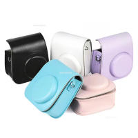Bolsa De Hombro Para Cámara Fujifilm Instax Mini 11 9 8 Cubierta De Cuero PU Suave Con Correa Ajustable Resistente Al Agua Y Arrugas - details 2