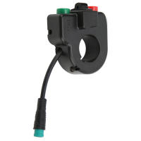 Bocina Y Señal De Giro Para Scooter Ebike Bicicleta Eléctrica Con Enchufe Impermeable De 5 Pines Control De Acelerador 3 En 1 De 22mm - details 11