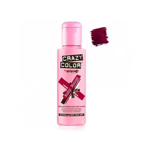 Coloracion de Fantasia Crazy Color 66 Ruby Rouge 100 ml. - 1