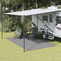 vidaXL Alfombrilla de camping 4,5x2,5 m Color Azul,  Crema,  Antracita y mas - details 2