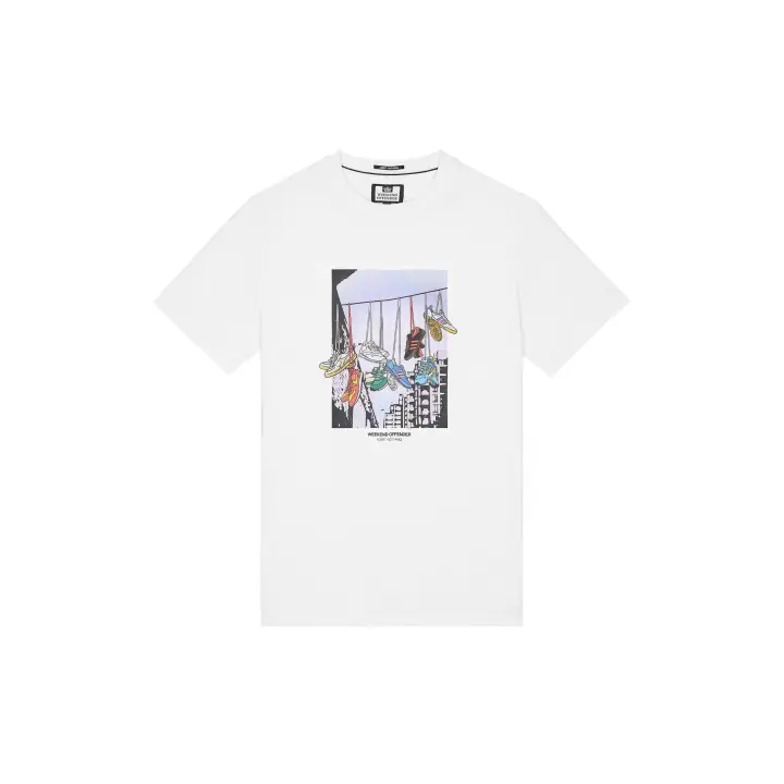 Weekend Offender Camiseta Hombre Turf Wars Blanca - 1