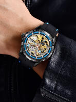 Reloj Mécanico LIGE Para Hombres Con Luz Táctil De Acero Inoxidable Reloj De Pulsera De Lujo Con Torbión Resistente Al Agua Y Luz En Manos - details 13