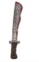 Rubies Machete de plástico de carnaval 43 cm ensangrentado - details 0