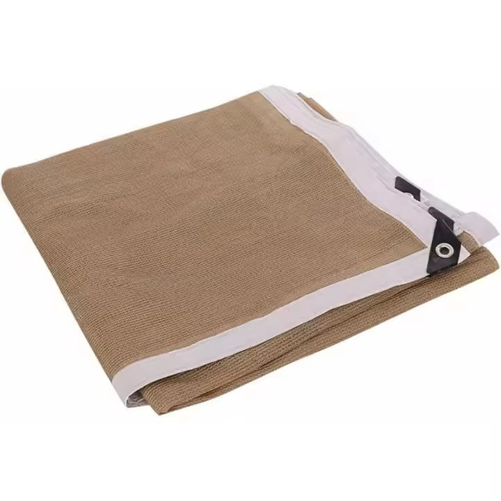 MINKUROW, Tela Parasol Beige, Malla Parasol Rectangular, Pantalla De Privacidad Para Balcón, Sombra Del 85% Para Patio, Jardín, 2m X 3m - 1