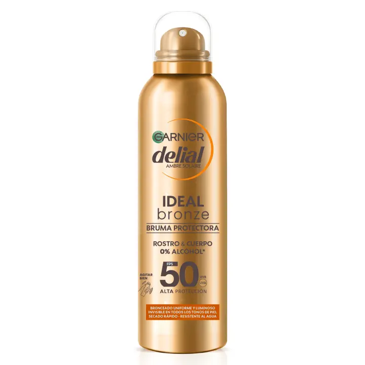 Garnier Delial Ideal Bronze Bruma Protectora FPS 50 150ml - 1