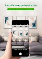 Lámpara De Techo LED Moderna Para Interiores Con Enfriamiento Por Disipador Decoración Para Sala De Estar Y Pasillo Tres Colores Iluminación Dimmable 220V - details 1