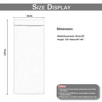 Cortinas De Puerta Negras Aislantes Térmicas Con Encaje Cortinas Modernas De Ventana Para Puerta Francesa Panel Corto Autoadhesivo - details 12