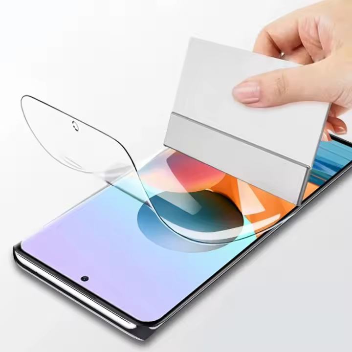 4Pcs Protector De Pantalla Hydrogel Film Para Redmi Note 10 11 pro 10S 11S 10A 10C 9 pro 9S 9T 9A 9C No Es Vidrio Anti-Resbaladizo Y Anti-Rasguños - 1