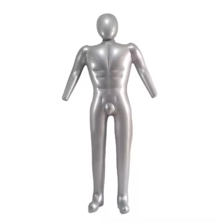 Hombre Inflable Maniquí Completo Torso Modelo Con Camisa Y Pantalón Material PVC Estilo Ergonómico Tamaño H=170cm - 1