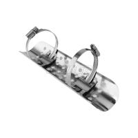 Cubierta De Escudo Para Escape De Motocicleta Universal Protector De Muffler Adecuado Para Harley Honda Yamaha Accesorios Moto Color Negro/Cromo - details 14
