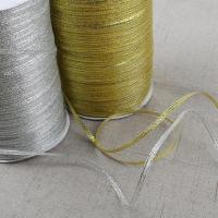 Cordón De Macramé Dorado Y Plateado 4mm 20 Yardas Para Costura DIY Cinta De Artesanía Hilo Torcido Decoración De Navidad Para El Hogar - details 2