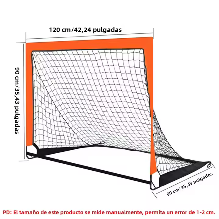Red De Fútbol Pop up Para Jardín 1 Pieza Portería De Fútbol Para Entrenamiento De Fútbol Regalo De Cumpleaños Para Niños - 1