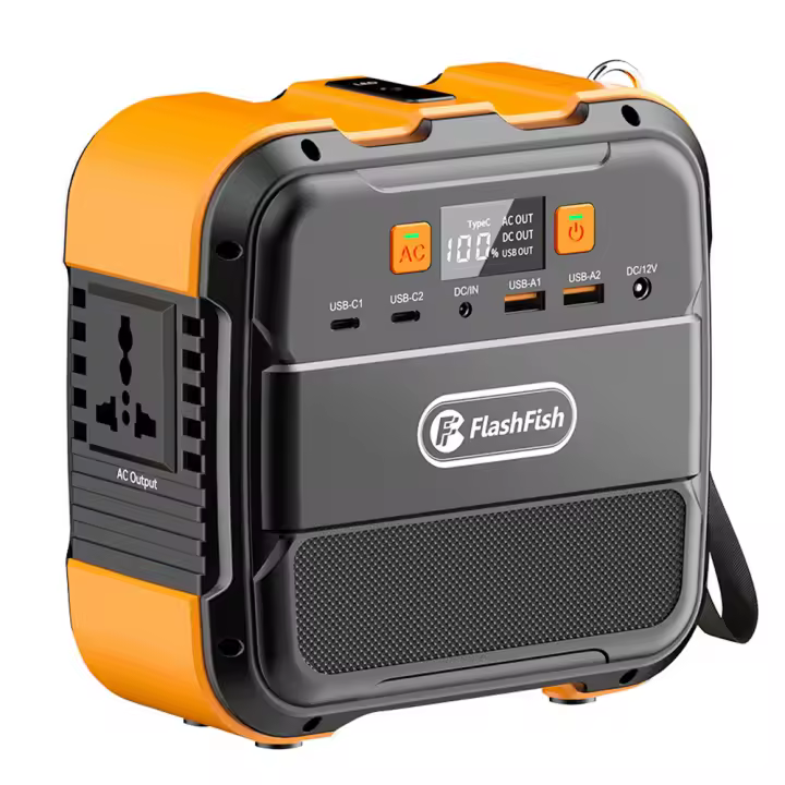 Flashfish A101 Estación de Energía Portátil de 120W, 98Wh, 26400mAh, Generador Solar de Respaldo para Viajes al Aire Libre, Camping y Hogar - 1