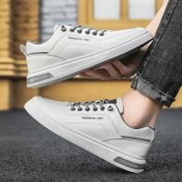 Zapatos Casuales Para Hombre De Color Sólido Y Moda Portátiles Cómodos Planos Antideslizantes Y Resistentes Al Desgaste Deporte Con Suela De Cuero Viscosa Talla Verdadera - details 20