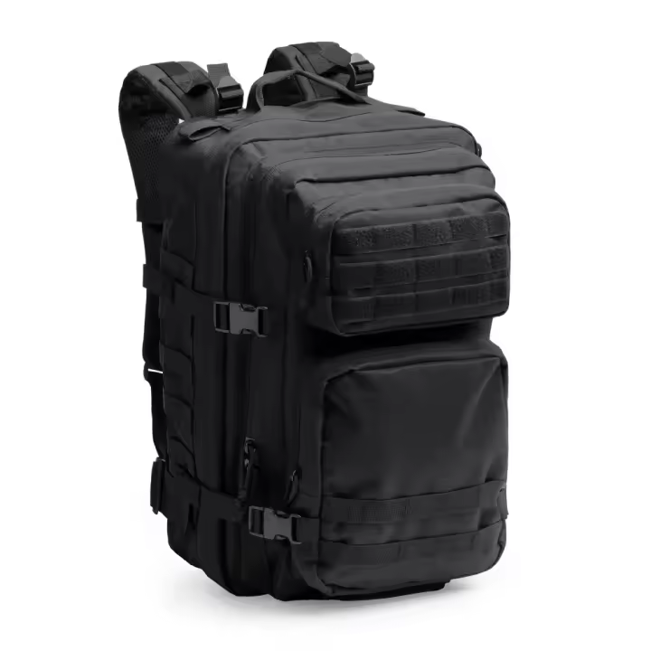 Mochila Negra ROLY MALONY 1521 Militar Trekking - 1