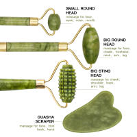 Gua Sha De Jade Rosa Natural Masajeador De Pintura Para Rostro Y Cuerpo Herramienta De Cuidado De La Piel Facial Eliminación De Arrugas Lifting SPA De Belleza - details 8