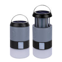 Lámpara Solar LED De Repelente De Mosquitos Con Choque Eléctrico UV Luz De Camping Recargable Iluminación Exterior Emergencia - details 5