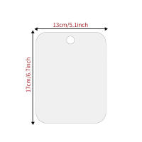 Espejo De Ducha De Acrílico Anti Niebla Para Hombres Espejo De Aseo Para Viajes Sin Niebla Espejo De Baño 13*17cm Accesorios - details 8