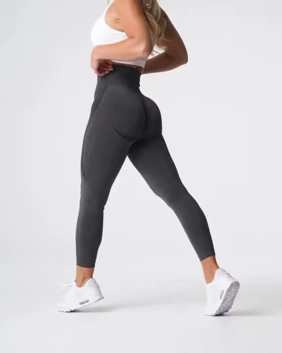 Leggings Sin Costuras Para Mujer Levanta Glúteos Curvas Ropa Deportiva Yoga Gimnasio Fitness Color Rosa C6206 Tallas Variadas - 1