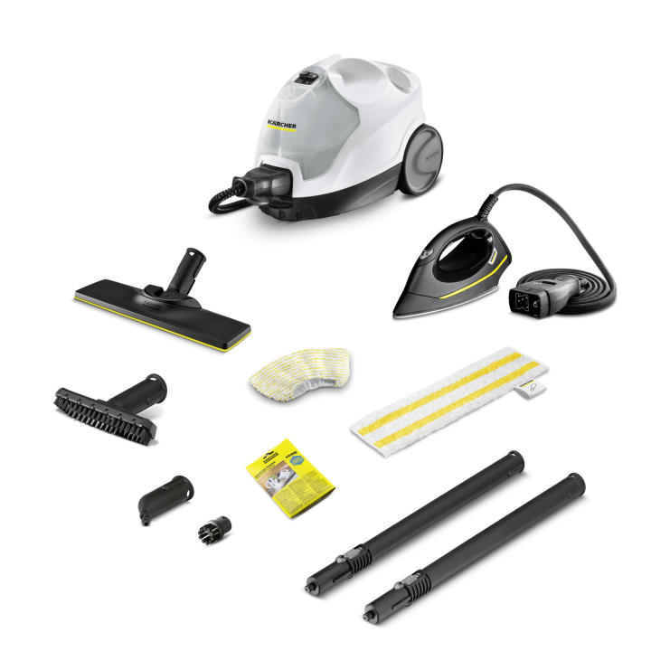 Kärcher sc 4 easyfix iron cylinder steam cleaner 0.8 l 2000 w black, white