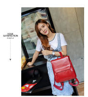 Nueva Mochila Para Mujer Retro Suave Estilo Universitario Mini Mochila De Moda De Guangdong Material PU Con Lining Orgánico - details 15