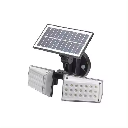 Maurer Aplique Solar Led Doble con Sensor de Movimiento y Crepuscular 450 Lumenes IP65 - 1
