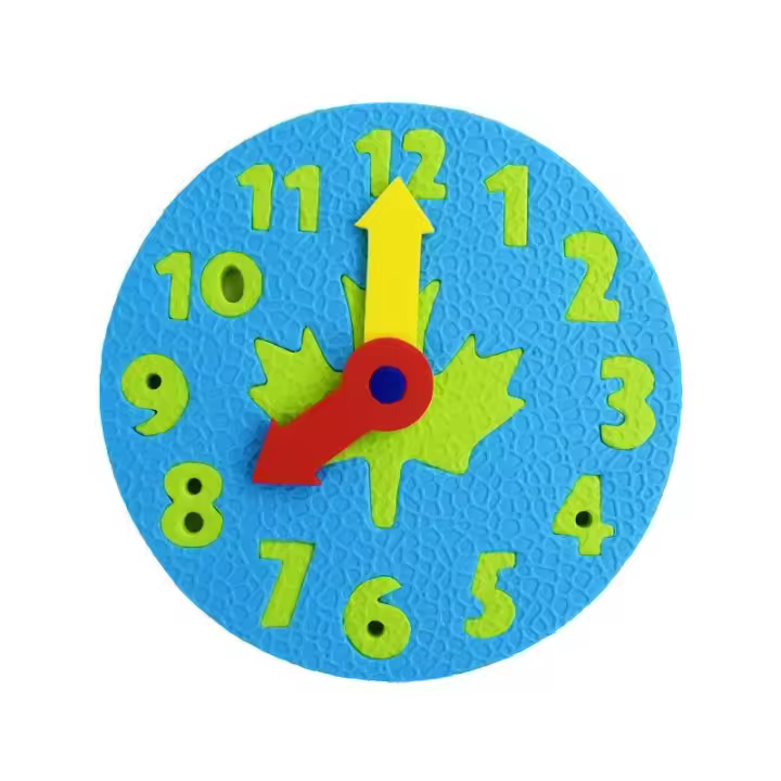Reloj de encaje (goma eva) - 1