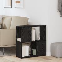 Estantería vidaXL Negra Roble 60x24x63 cm Madera - details 0