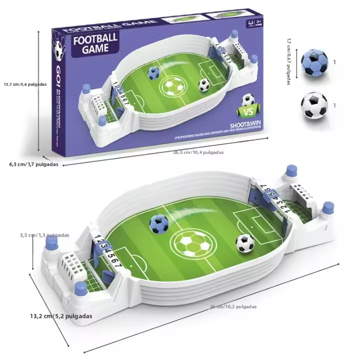 Juego De Fútbol De Mesa Para Niños Tablero Deportivo Portátil Interactivo Para Fiestas En Casa Y Exterior Juguete Educativo Adecuado Para Edades 7+ - 1