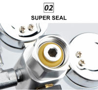 Kit De Regulador De CO2 Para Acuario Con Valvula De Verificación Y Magnético Solenoide Accesorios Para Tanque De Peces Sistema De Control De CO2 Generador De Reactor - details 5