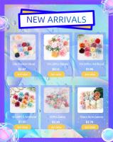 1Bolsa De Flores Artificiales Europeas Para Decoración De Hogar Bodas Adornos De Pared DIY Accesorios De Cabello Corsé Kit De Manualidades Floral - details 17