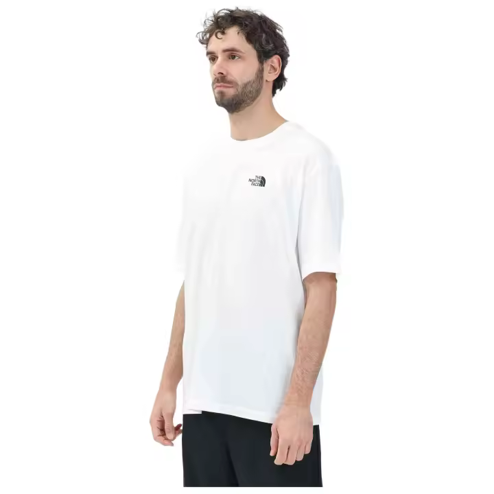 Camiseta de Manga Corta The North Face Essential Oversized para hombre en color blanco - 1