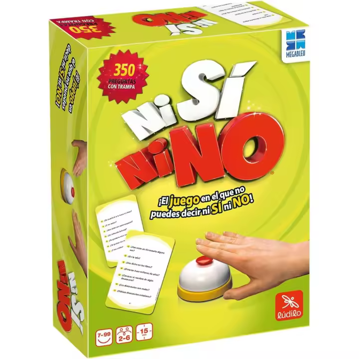 Juegos De Mesa - Ni Si Ni No Compacto - Juegos De Mesa Niños 7 Años O Más  Juegos De Mesa Niños de Preguntas  Juegos De Mesa Niños 8 Años  Juego Mesa 8 Años (Ludilo 678410) - 1