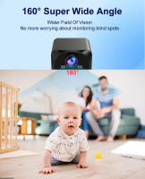 Cámara Mini WiFi 4K Smart Wireless HD Con Detección De Movimiento Vlog Espía Visión Nocturna IP Webcamera 1080P Small Cam - details 8